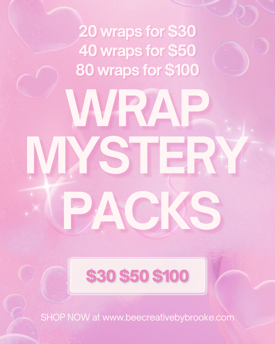 UVDTF Wrap mystery packs